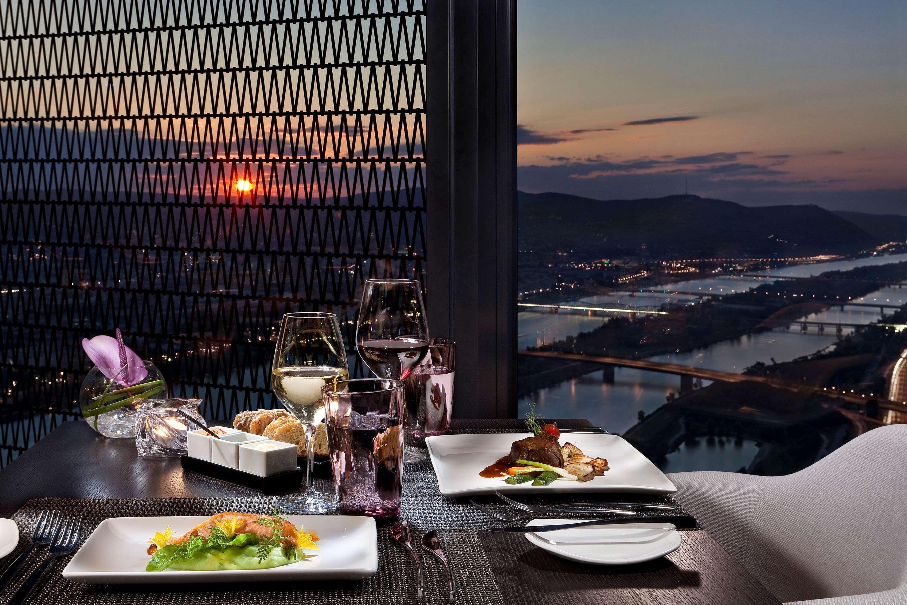Melia Vienna Hotel Exterior photo View from the restaurant